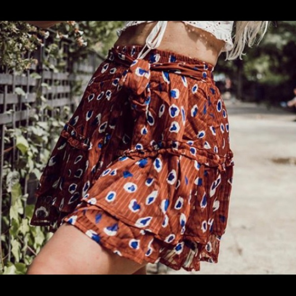 WORTON MINI SKIRT BROWN only worn once